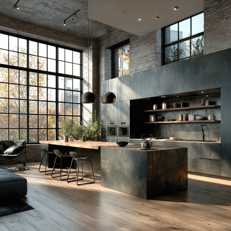 All-Aluminum Kitchen Cabinets