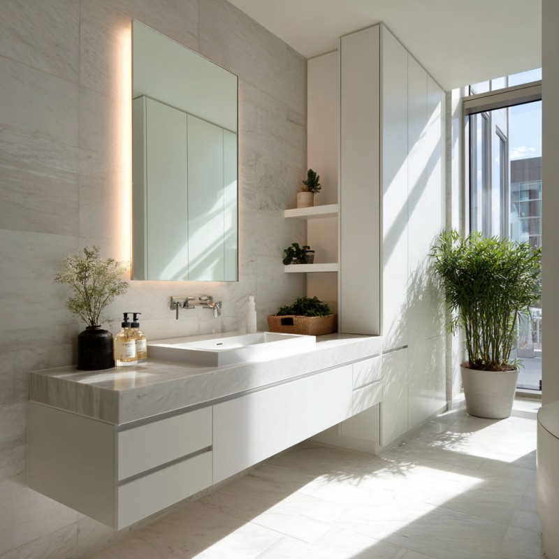 All-Aluminum Rustproof Project Vanity