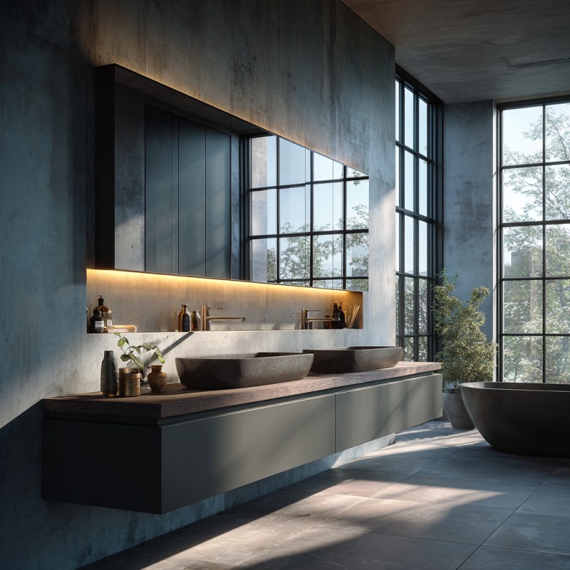 Backlit Smart Mirror Cabinet