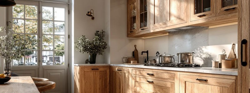 Solid Wood Kitchen Cabinets