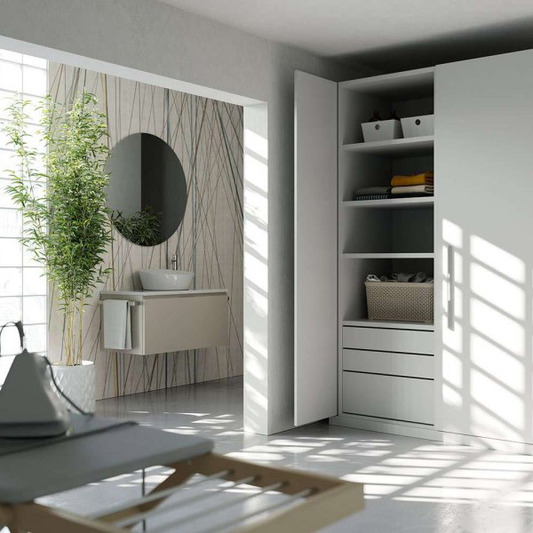 Minimalist Skin-Feel Cabinet Concealed Door