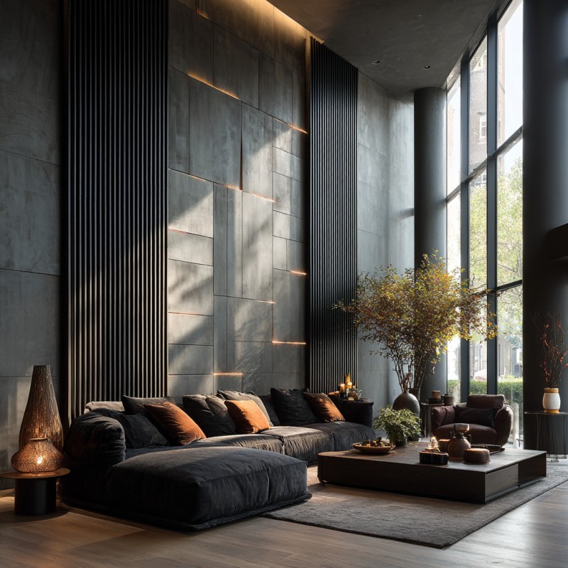 Modern Artistic Fluted Background Wall Panels